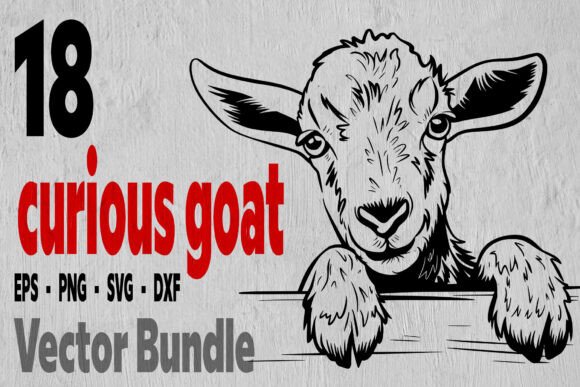 18 Curious Funny Goat Bundle SVG Review