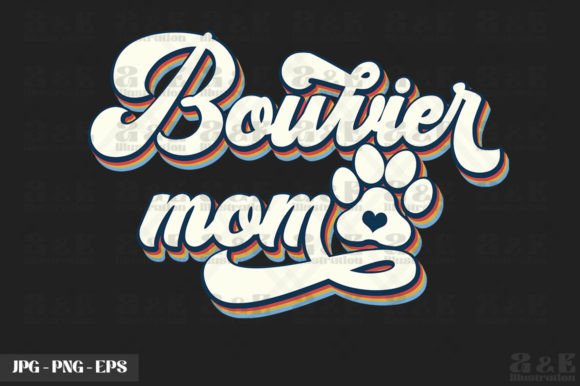 Charming Bouvier Mom Dog Owner Design