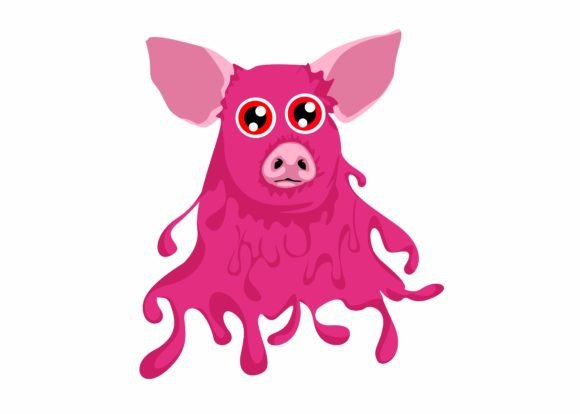Cute Pink Slime Pig SVG: An Embroidery Review