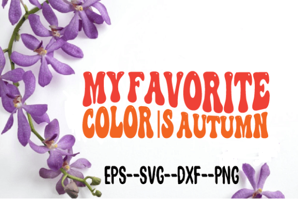 My Favorite Color Is Autumn Retro Wavy Review
