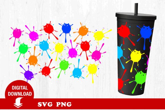 Paint. Tumbler Svg. Spots. Сat: An Embroidery Review