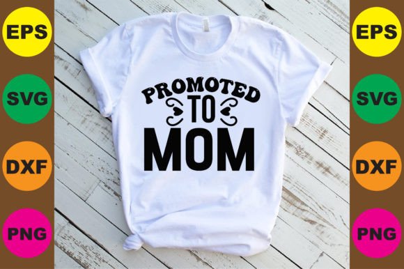 Promoted to Mom: A Heartwarming Embroidery Design