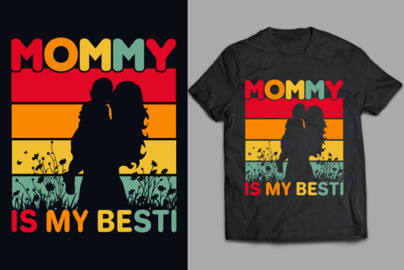 Vintage Mother's Day T-Shirt Embroidery Design
